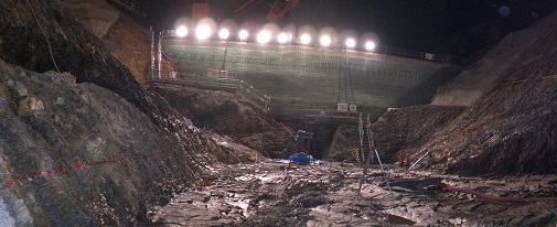 ダム工事現場1